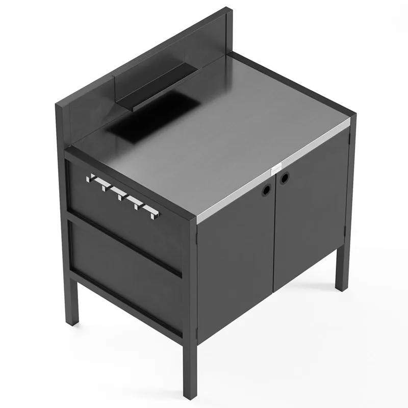 Kaksiovinen ulkokeittiön kaappi